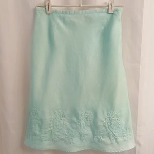 Autograph Linen Skirt